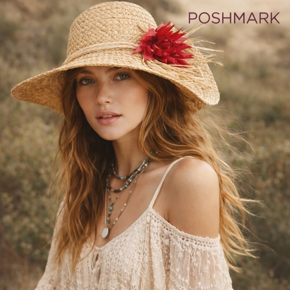 Vintage Betmar‎ Raffia Sun Hat